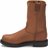 Side view of Justin Original Work Boots Mens Cargo Brown Pull On ST